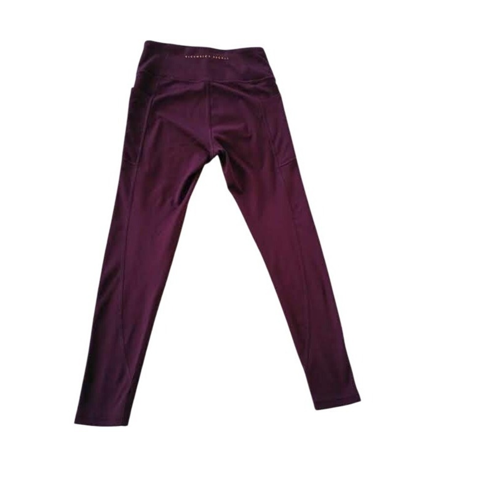 Victoria's Secret Plum Purple High Rise Pocket Leggings 4 Yoga Activewear NWOT